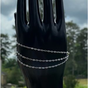 SS 3 strand link bracelet